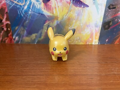 #ad Pokemon Pikachu Figure Tomy Moncolle Metallic Ver MISSING TAIL Rare F S $7.00