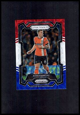 #ad 2024 PRIZM EPL CHOICE ROSS BARKLEY LUTON TOWN FC RED WHITE BLUE SCOPE $1.49