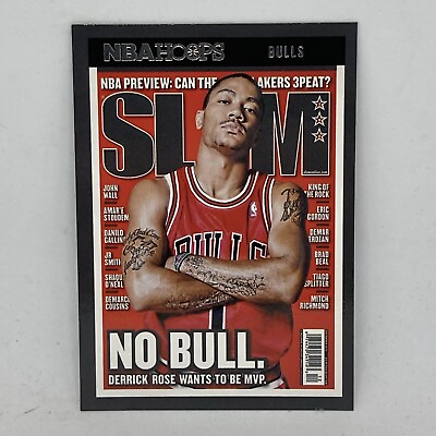 #ad Derrick Rose Slam Magazine Insert 2021 22 Panini NBA Hoops Basketball #SLAM#143 $4.99
