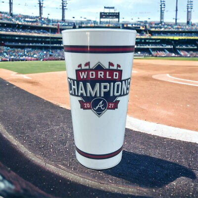 #ad Atlanta Braves 2021 World Series Champions Spring Training Plastic Souvenir Cup $5.50