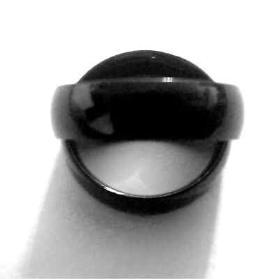 #ad New black tone stainless steel ring size 9 $25.00