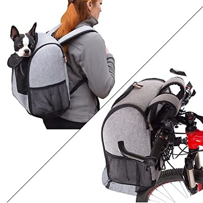 #ad Travel Bike Backpack for Pets Universal Bike Pet Carrier for Hiking Walking... $83.38