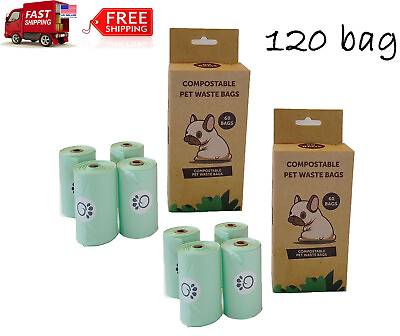 #ad #ad Dog Poop Bags for Pet Waste Biodegradable Pick Up Clean Leak Proof Roll 120 360 $9.99