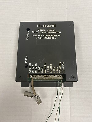 #ad DuKane 15A266A Tone Generator Untested $14.95