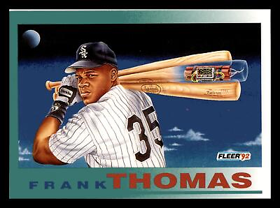 #ad Frank Thomas 1992 Fleer #712 HOF Chicago White Sox Mint $10.00