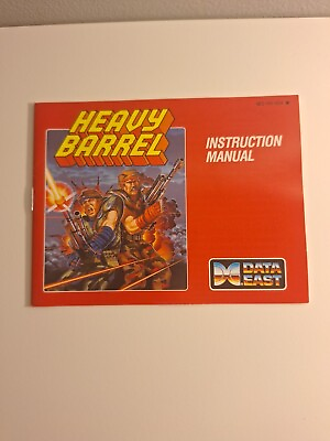 #ad HEAVY BARREL MANUAL Nintendo Entertainment System NES Manual Only $18.00