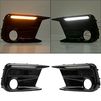 #ad For Subaru WRX Limited 18 21 Sequential DRL White Amber LED Fog Light Kit Bezel $83.24