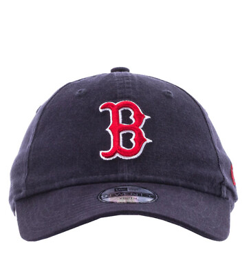 #ad Boston Red Sox Youth New Era Washed Navy Red Core Classic 920 Adjustable Hat NEW $18.99