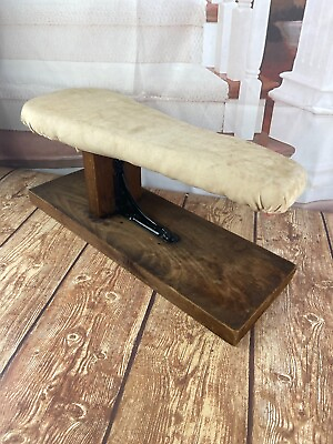 #ad Vintage Wood Table Sleeve Ironing Board Seamstress padded cover $33.90