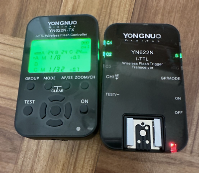 #ad YONGNUO YN622N TX Controller amp; YN622N I TTL Wireless Flash Trigger Transceiver $47.99