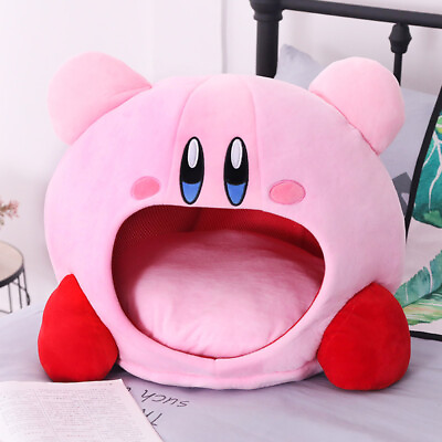 #ad Anime Star Kirby Siesta Plush Sleep Pillow Toy Pet Box Bed Soft Cosplay Gift $24.99