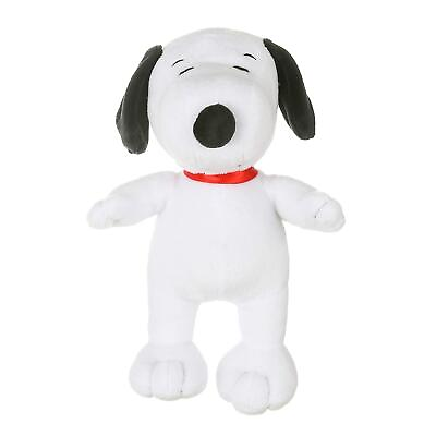#ad Snoopy Figure Classic Plush Squeaker Dog Toy 9 Inch Medium White Plush Dog T... $12.19