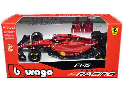 #ad 1 43 Bburago Formula One Racing Ferrari F1 75 Charles Leclerc #16 Red 36832 CL $9.95