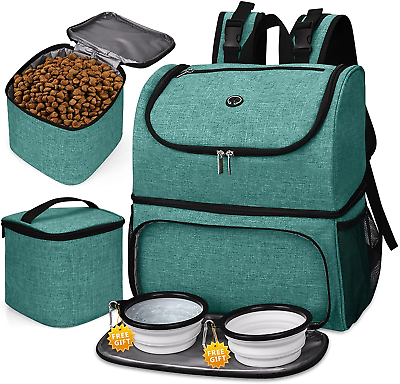 #ad Pet Travel Bag Double Layer Pet Supplies Backpack For All Pet Travel Supplies $53.29
