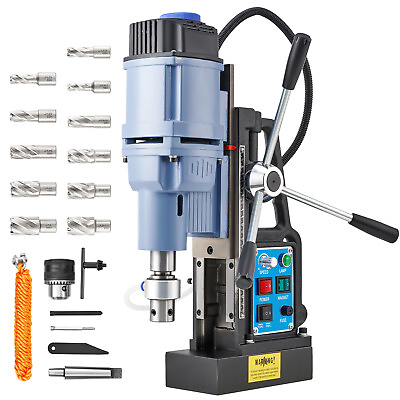 #ad Portable Magnetic Drill Stepless Speed Bi Directional HSS Drill Bits MD23 40 50 $152.99