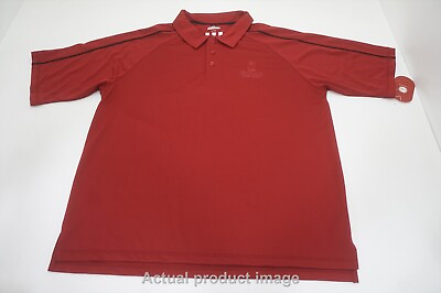 #ad NEW Levelwear Golf Classic Polo Kiahuna Golf Club Mens Size Large Brick Red 779B $16.11