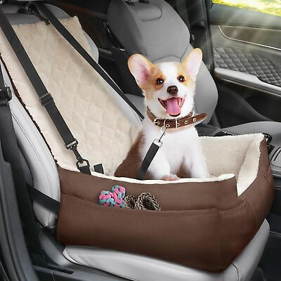 #ad Dog Car Seat for Small Dog Fully Detachable and Washable Pet Dog Booster Seat $33.32