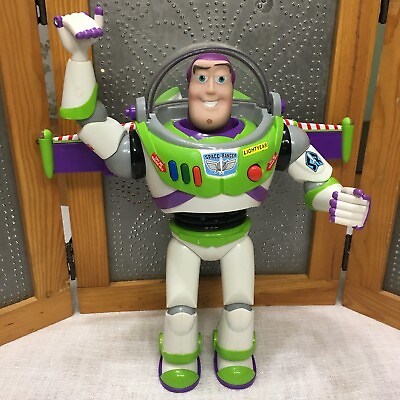 #ad Buzz Lightyear 12quot; Action Figure Disney Toy Story 4 Talks Lights Laser Works $35.99