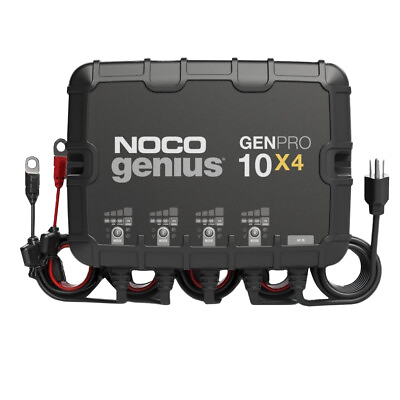 #ad NOCO GENPRO10X4 12V 4 Bank 40 Amp On Board Battery Charger $424.95