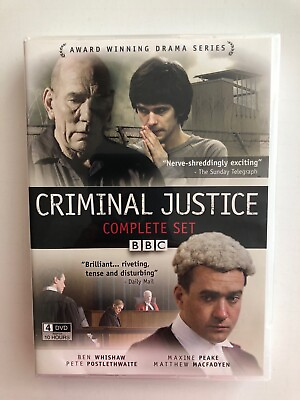 #ad Criminal Justice: Complete Collection DVD 2012 4 Disc Set $27.49