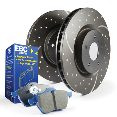 #ad EBC S6KR1100 Disc Brake Kit FITS s6 kits bluestuff pads and gd rotors 89 S6 Ki $241.86