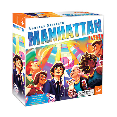 #ad New FoxMind Games Manhattan Ages 8 2 4 players $29.99