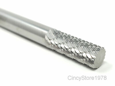 #ad SA1D Cylindrical Tungsten Carbide Burr Bur Cutting Tool Die Grinder Bit 1 4quot; NEW $12.95
