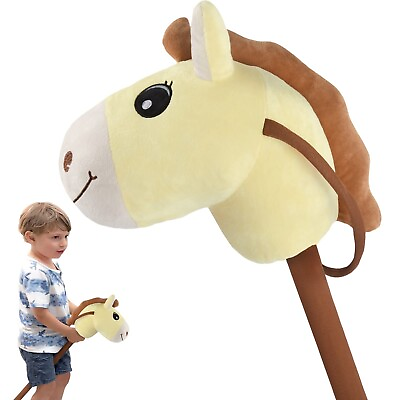#ad WALIKI Toys Stick Horse Plush for Kids and Toddlers Gift for 2 Year Old ... $44.41