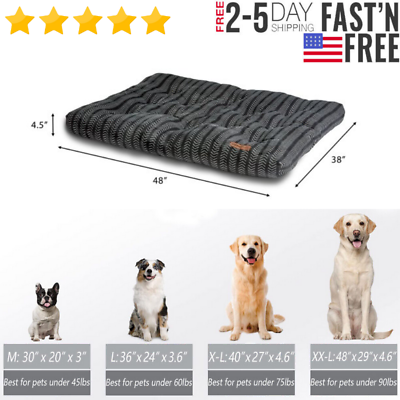 #ad #ad Super Soft Extra Large Plush Dog Bed Plush Tufted Pet Cushion Mat for Large Dog $36.64