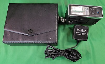 #ad Vintage Vivitar Automatic Electronic Flash model 281 w Charger amp; Case $4.99