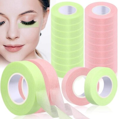 #ad Eyelash Extension Tape Breathable Nonwoven Cloth Adhesive Makeup Tools 5 Rolls $13.27