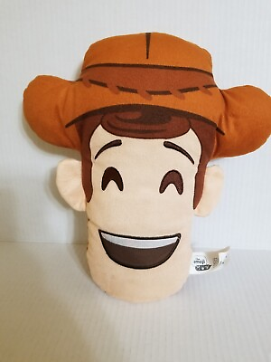 #ad Disney Pixar Toy Story Cowboy Woody Emoji 12quot; Plush Pillow $4.99