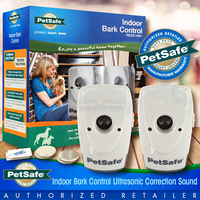 #ad PetSafe Ultrasonic Indoor Bark Control 2 PACK Multi Room Dog Barking PBC00 14661 $54.95