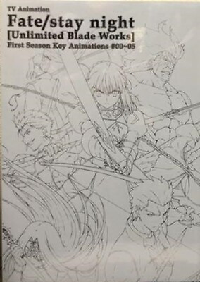 #ad Fate stay night unlimited UBW ep 0 05 key animations anime line art $44.19