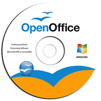 #ad Open Office Software Suite for Windows Word Processing Home Student Business CD $9.98