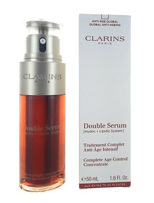 #ad Clarins Double Serum Complete Age Control Concentrate 1.6oz $40.00