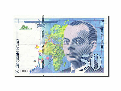 #ad #261789 Banknote France 50 Francs 1992 1992 EF Fayette:72.1a KM:157 a $141.70