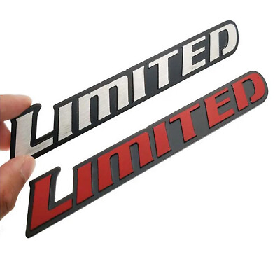 #ad 1x Car Aluminum Sticker On Chrome Limited Edition Decal Emblem 3D Metal Sticker $10.70