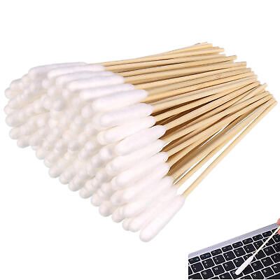 #ad 100Pcs Dog Cotton Buds Long Ear Dog Cleaner Cotton Swab Sticks ordinary used $11.62