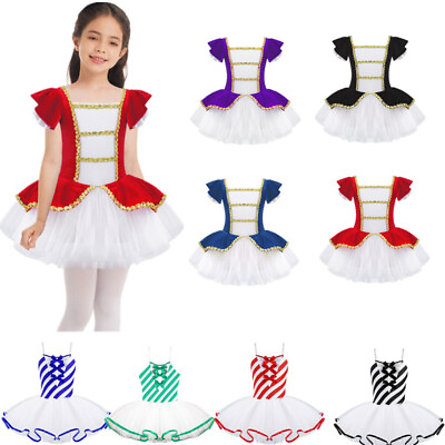 #ad US Kids Girls Ballet Dance Performance Princess Party Costume Ice Skating Dress $14.81