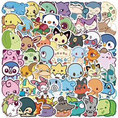#ad Cute Pokemon Anime Stickers Random 10 PCS No Duplicates $3.00