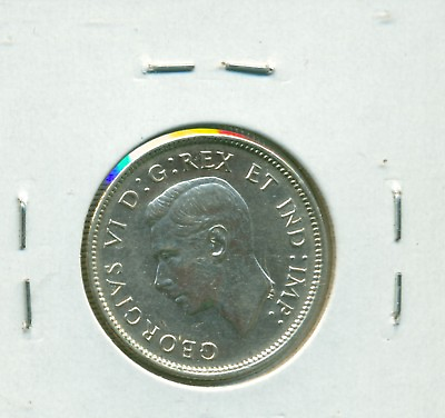#ad CAP Canada 25 cents 1941 Rotated Dies 45 Degrees EF C $100.00