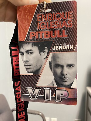 #ad Enrique Iglesias Pitbull Special Guest Jbalvin VIP Ticket Pass $150.00