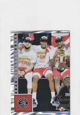 #ad 2019 20 PANINI HOLO SILVER PARALLELS TORONTO RAPTORS NBA STICKER CARD Y1250 $2.97