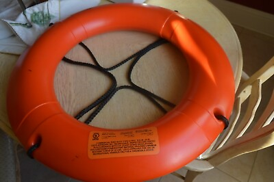 #ad Coleman 1030 Orange Ring Buoy 5lb 30quot; PRIMO NEVER USED. MANUFACTURED JAN 2016 $39.99
