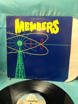 #ad THE MEMBERS RADIO VINYL RECORD LP $4.94
