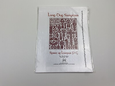 #ad Long Dog Samplers Spirit Of Llanfair Counted Cross Stitch Pattern Sampler $21.00