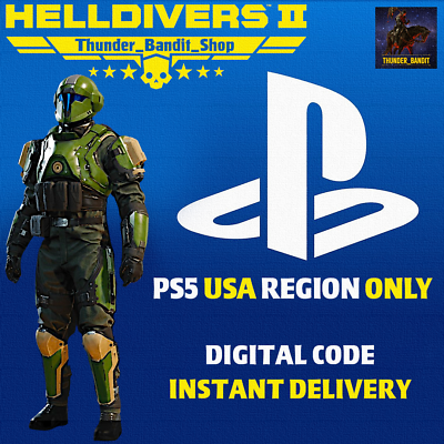#ad 🔥HELLDIVERS 2 TR 117 Alpha Commander Twitch Drops INSTANT DELIVERY PS5 USA $5.69