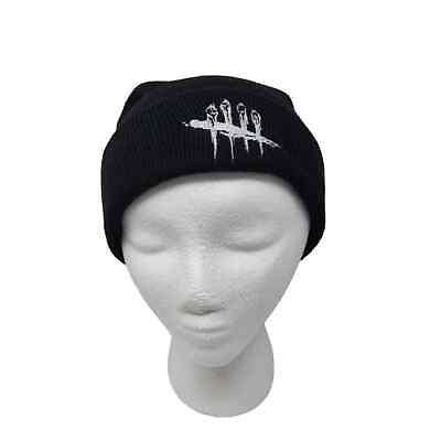 #ad Dead by Daylight Logo Knit Beanie Goth Horror Game Winter Hat Skullies Black $24.00