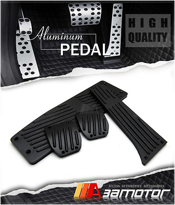 #ad Manual Brake Gas Footrest Pedal Matte Black fit for BMW E46 E90 E93 E92 3 Series $28.49